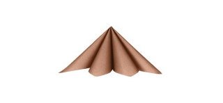 25 tovaglioli, 40x40 cm, bronzo