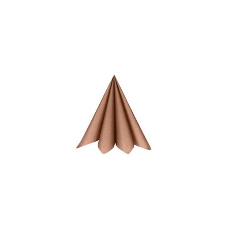 25 tovaglioli, 40x40 cm, bronzo
