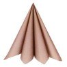 20 Serviettes rainbow, 40x40cm, rose gold