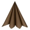 20 Serviettes rainbow, 40x40cm, chocolat 20 Serviettes rainbow, 40x40cm, chocolat