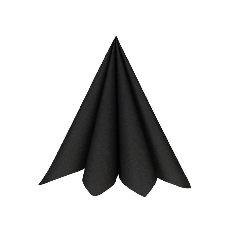 25 tovaglioli, 40x40 cm, nero 25 tovaglioli, 40x40 cm, nero