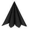 20 Serviettes rainbow, 40x40cm, noir 20 Serviettes rainbow, 40x40cm, noir