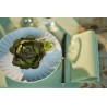 Serviettes classic vert pistache, 40 x 40, 1/4 Serviettes classic vert pistache, 40 x 40, 1/4