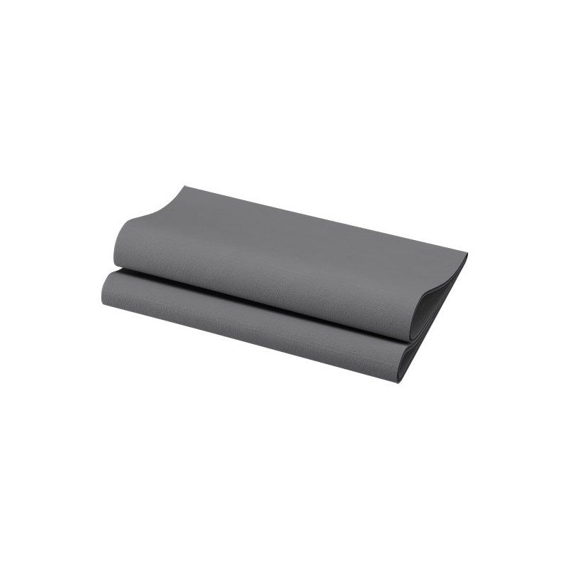 60 Serviettes Bio Dunisoft® 40 x 40 cm granite