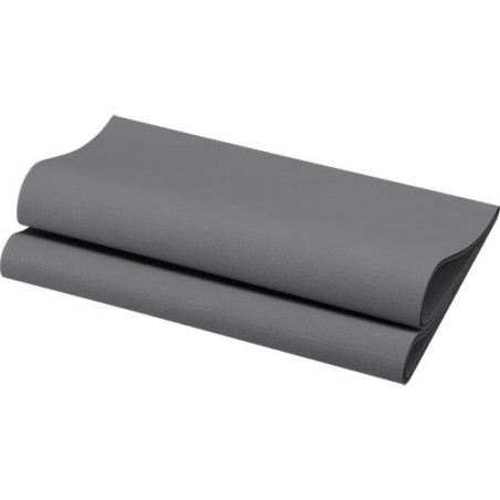 60 Serviettes Bio Dunisoft® 40 x 40 cm granite