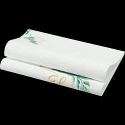 60 Serviettes Bio Dunisoft, 40 x 40 cm 1/4, Love Hearts