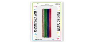 Bougies étincellantes x 18