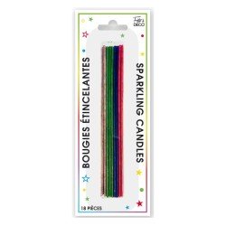 Bougies étincellantes x 18