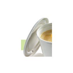 50 Couvercles pour gobelets à soupe no 10136, canne à sucre, 425 ml