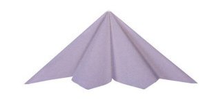 20 Serviettes rainbow, 40x40cm, parme