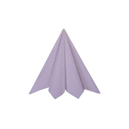 20 Serviettes rainbow, 40x40cm, parme