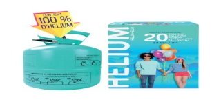 Bottiglia di elio compresso 20 palloncini (venduti senza palloncino)