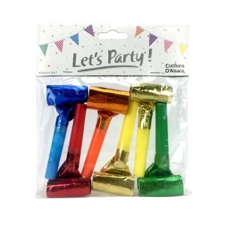 Sachet de 6 sans-gênes METAL COLOR 