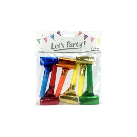 Sachet de 6 sans-gênes METAL COLOR 