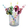 Set 6 Pailles en papier Toucan, 20cm