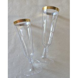 6 calici da champagne da 18 cl