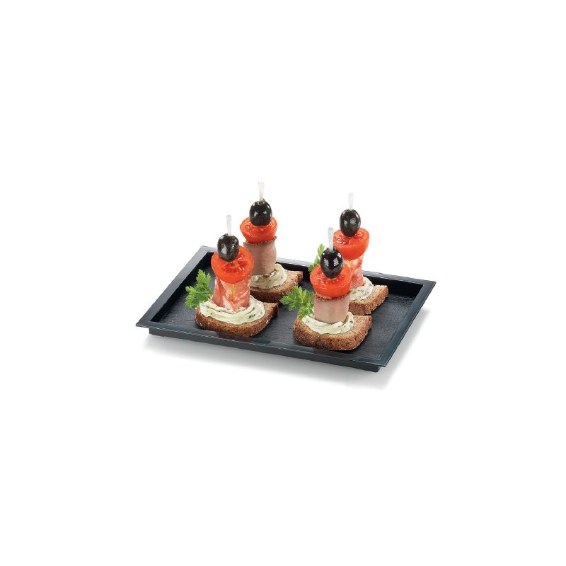 Tablett Mini Piedra, schwarz, 180 x 130 x 12 mm Tablett Mini Piedra, schwarz, 180 x 130 x 12 mm
