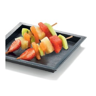 Plateau mini Piedra noir, 130 x 130 x 12 mm