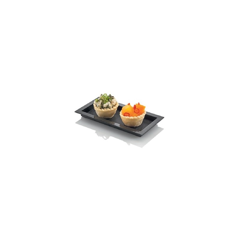 Plateau mini Piedra noir, 65 x 130 x 12 mm Plateau mini Piedra noir, 65 x 130 x 12 mm