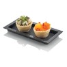 Plateau mini Piedra noir, 65 x 130 x 12 mm Plateau mini Piedra noir, 65 x 130 x 12 mm