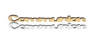 Kommunionstreusel Gold 6x2,1cm 10 Stück