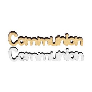 Cospargimenti per comunione oro 6x2,1cm 10 pezzi