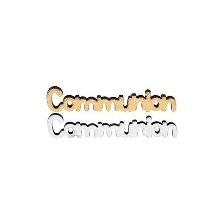 Cospargimenti per comunione oro 6x2,1cm 10 pezzi