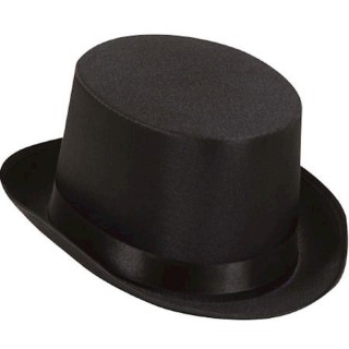 Chapeau haute-forme noir 
