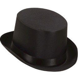 Cappello a cilindro nero