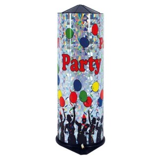 Bombe de table Maxi 27 cm Party Time Hologramm