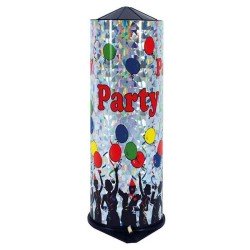 Bombe de table Maxi 27 cm Party Time Hologramm