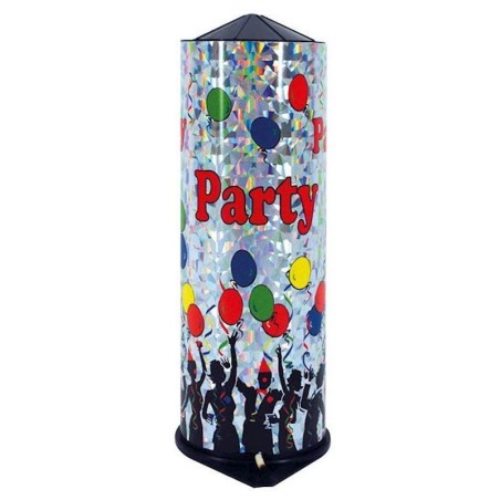 Bombe de table Maxi 27 cm Party Time Hologramm