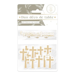 Duo déco de table communion