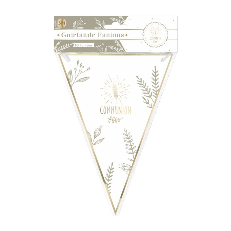 Guirlande fanion communion 3m