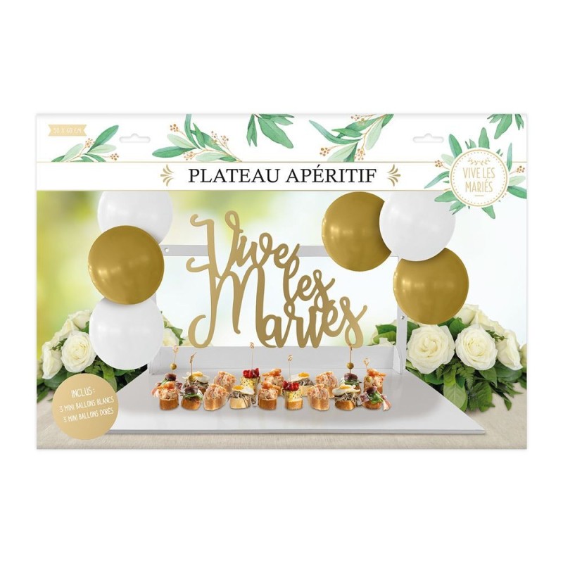Plateau accroche ballons mariage Plateau accroche ballons mariage