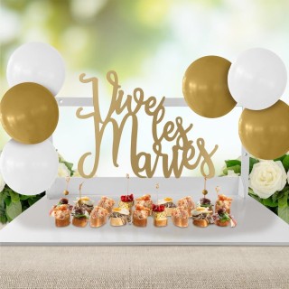 Vassoio per appendere palloncini per matrimoni