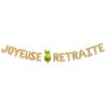 Guirlande "Joyeuse retraite", 3m