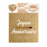 Urne en carton kraft "Joyeux anniversaire" Urne en carton kraft "Joyeux anniversaire"