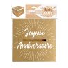 Urne en carton kraft "Joyeux anniversaire"