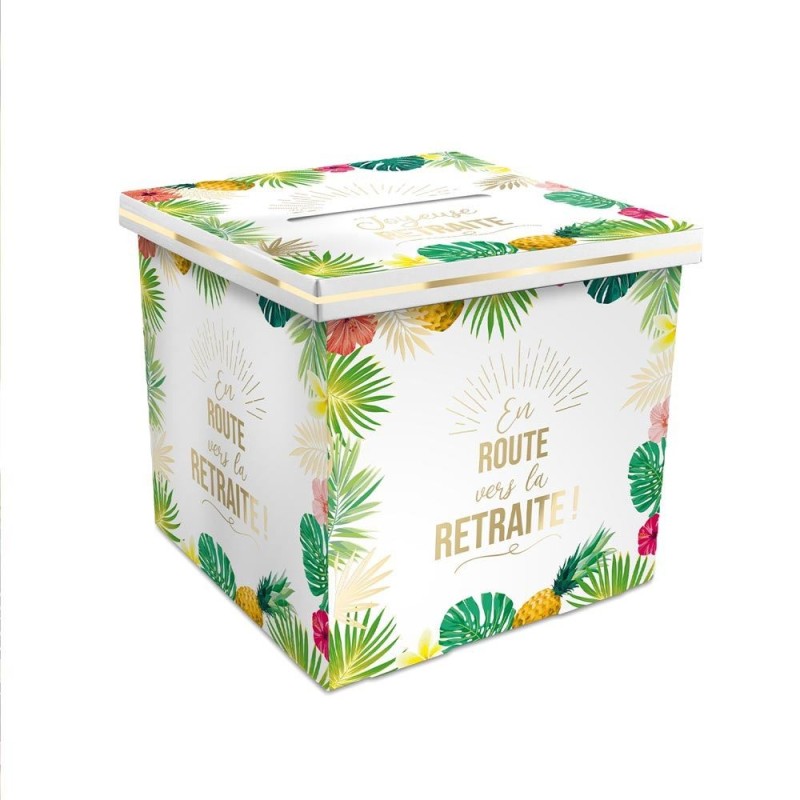 Urne en carton "Joyeuse retraite"  Urne en carton "Joyeuse retraite"