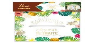 Urne en carton "Joyeuse retraite" 