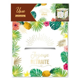 Urne en carton "Joyeuse retraite" 