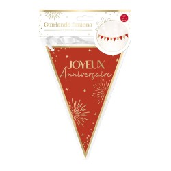 Bandierine di buon compleanno, 3 m