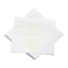 20 tovaglioli per la comunione a 3 veli color oro metallizzato 33 cm x 33 cm 20 tovaglioli per la comunione a 3 veli color oro metallizzato 33 cm x 33 cm