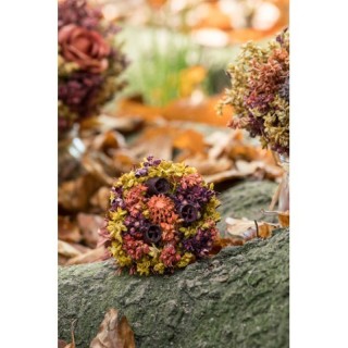 MINI BOUQUET DA TAVOLA AUTUNNALE 6,5 CM X 10 CM