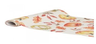 1 Tischläufer aus Vintage-Stoff, Herbst, 28 cm x 3 m