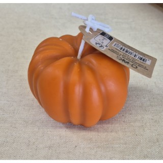 BOUGIES CITROUILLE AUTOMNE ORANGE 6.8CM X 4.6CM