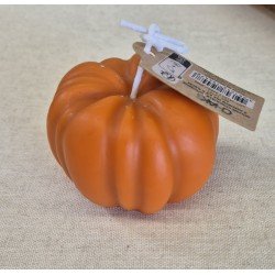 BOUGIES CITROUILLE AUTOMNE ORANGE 6.8CM X 4.6CM