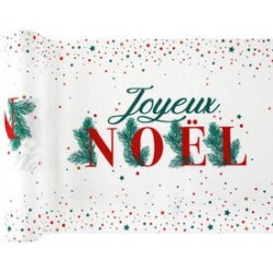 Chemin de table Noël pain d'épices, 28cmx3m