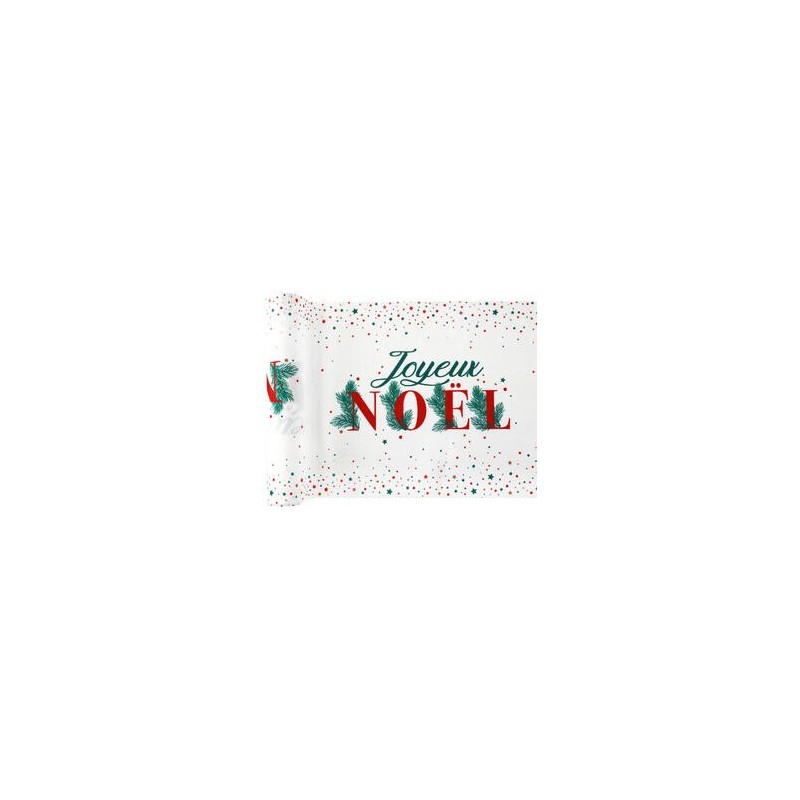 Chemin de table Noël pain d'épices, 28cmx3m Chemin de table Noël pain d'épices, 28cmx3m